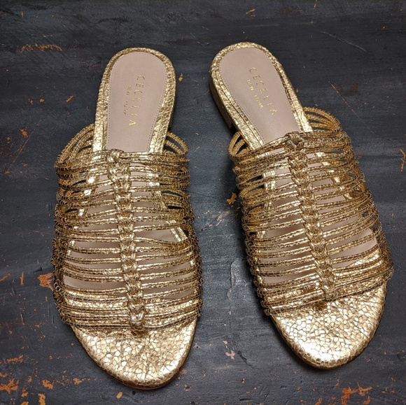 cecelia new york sienna slide sandals